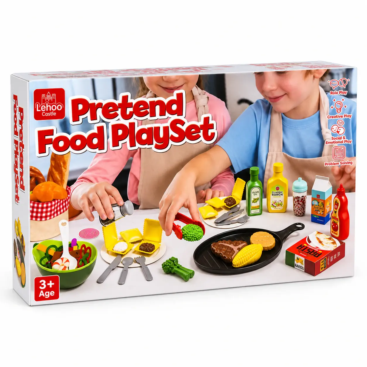 Lehoo Castle Pretend Food Playset